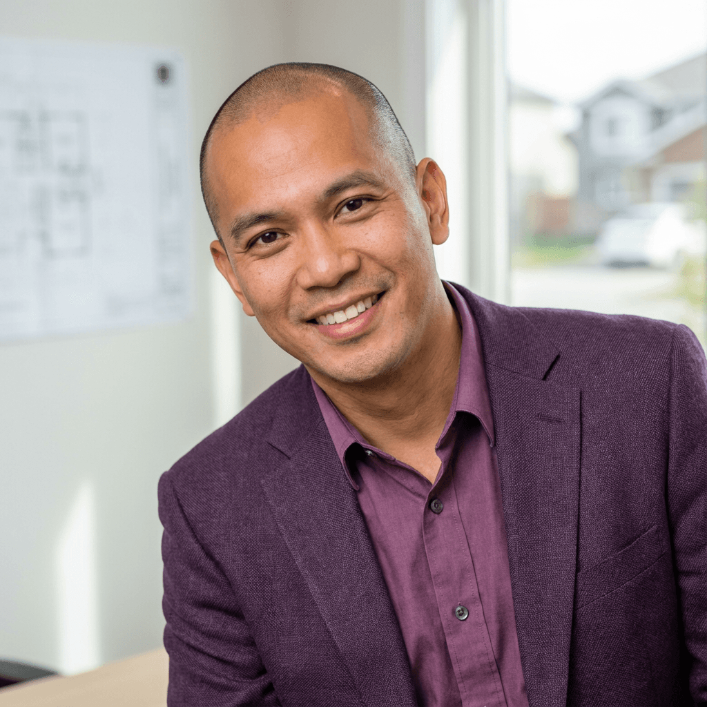 Male vehicle dealer portrait