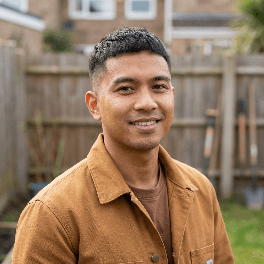 Male trailer owner portrait